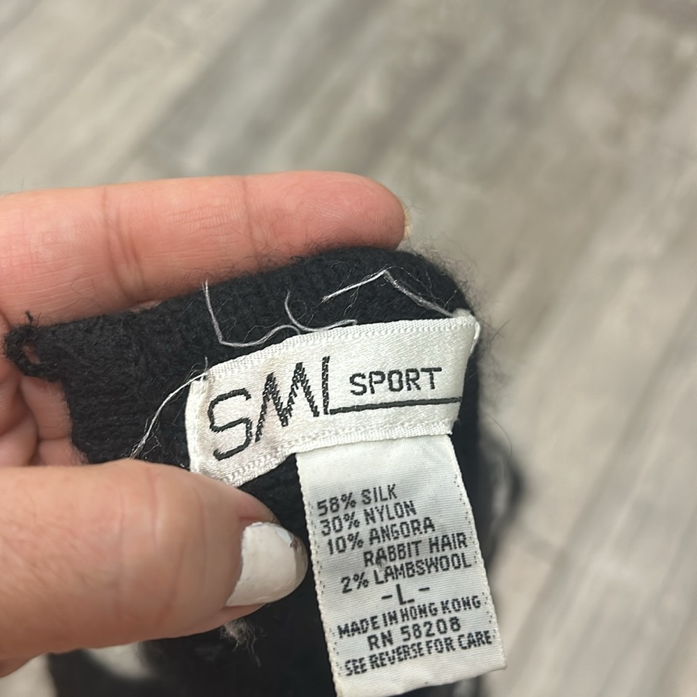 SML sport black sweater - Picture 4 of 4